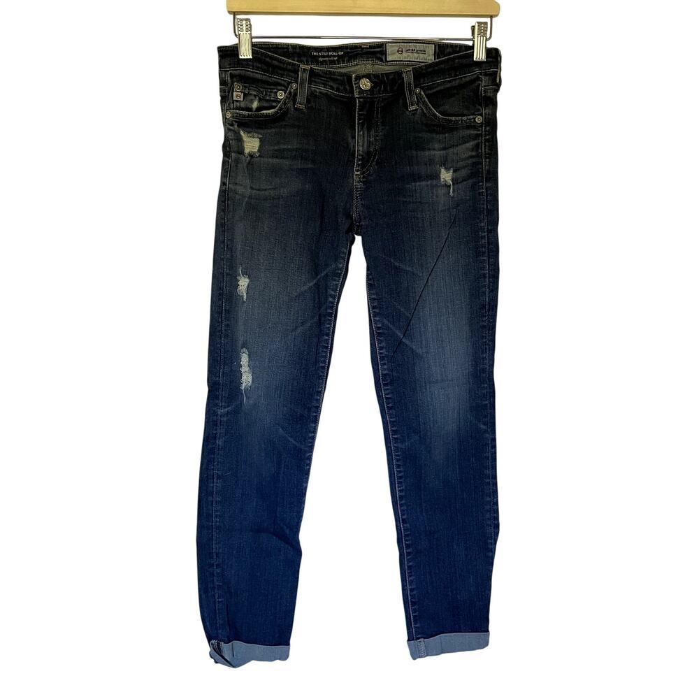 AG‎ Adriano Goldschmied denim the stilt roll-up women's size 28 jeans casual